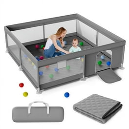 Portable Baby Playpen with Sun Shades, Foldable Lightweight