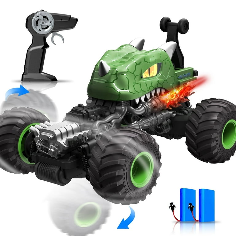 Monster Truck Carro Control Remoto Dinosaurio HOT WHEELS Monster