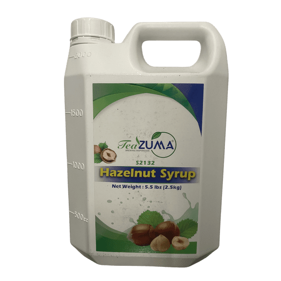 TEAZUMA HAZELNUT SYRUP 5.5LBS