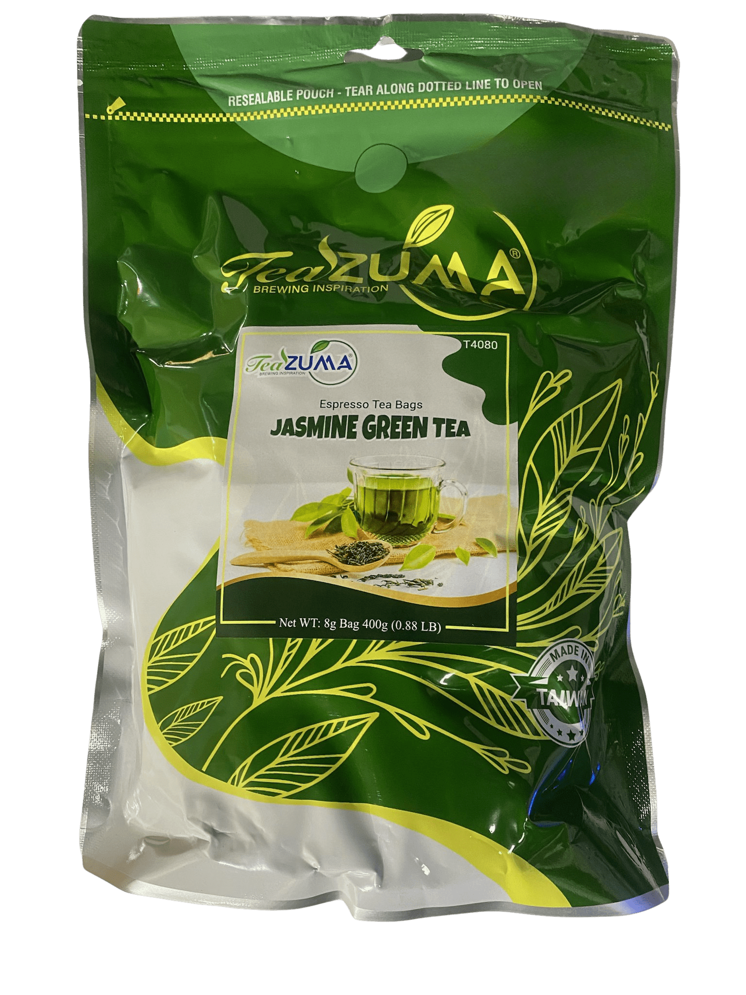 TEAZUMA JASMINE GREEN TEA 8g* 50pcs/bag