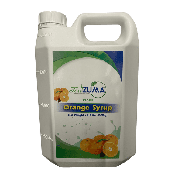 TEAZUMA ORANGE SYRUP 5.5 lbs