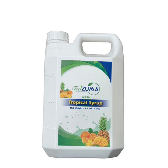 TEAZUMA TROPICAL SYRUP 5.5 lbs