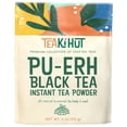thumbnail image 1 of TEAki Hut Pu-Erh Tea Powder, Instant Tea Concentrate, Energy Drink Mix, Hot or Cold, 113 Servings, 1 of 15