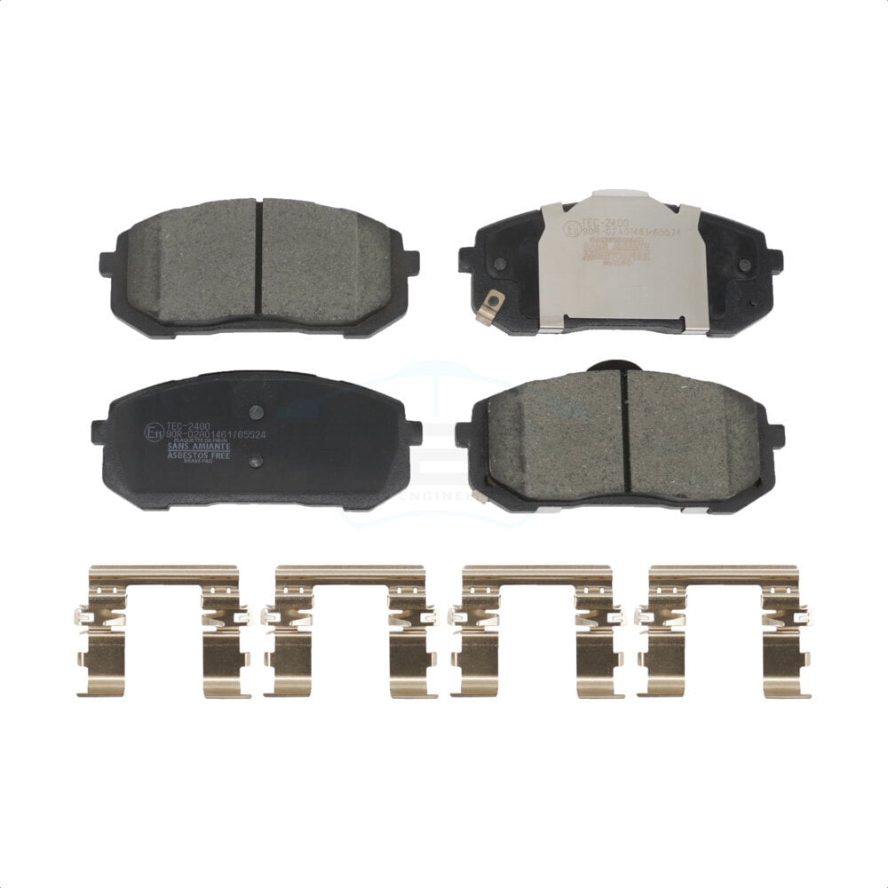 TEC Front Ceramic Disc Brake Pads for Hyundai Elantra 2021-2024 ...