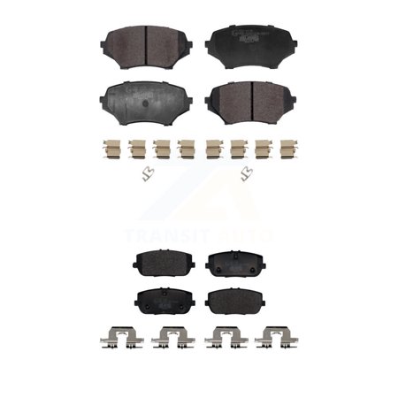 TEC Front Rear Ceramic Brake Pads Kit for Car 2006-2015 Mazda MX-5 Miata KTC-100805