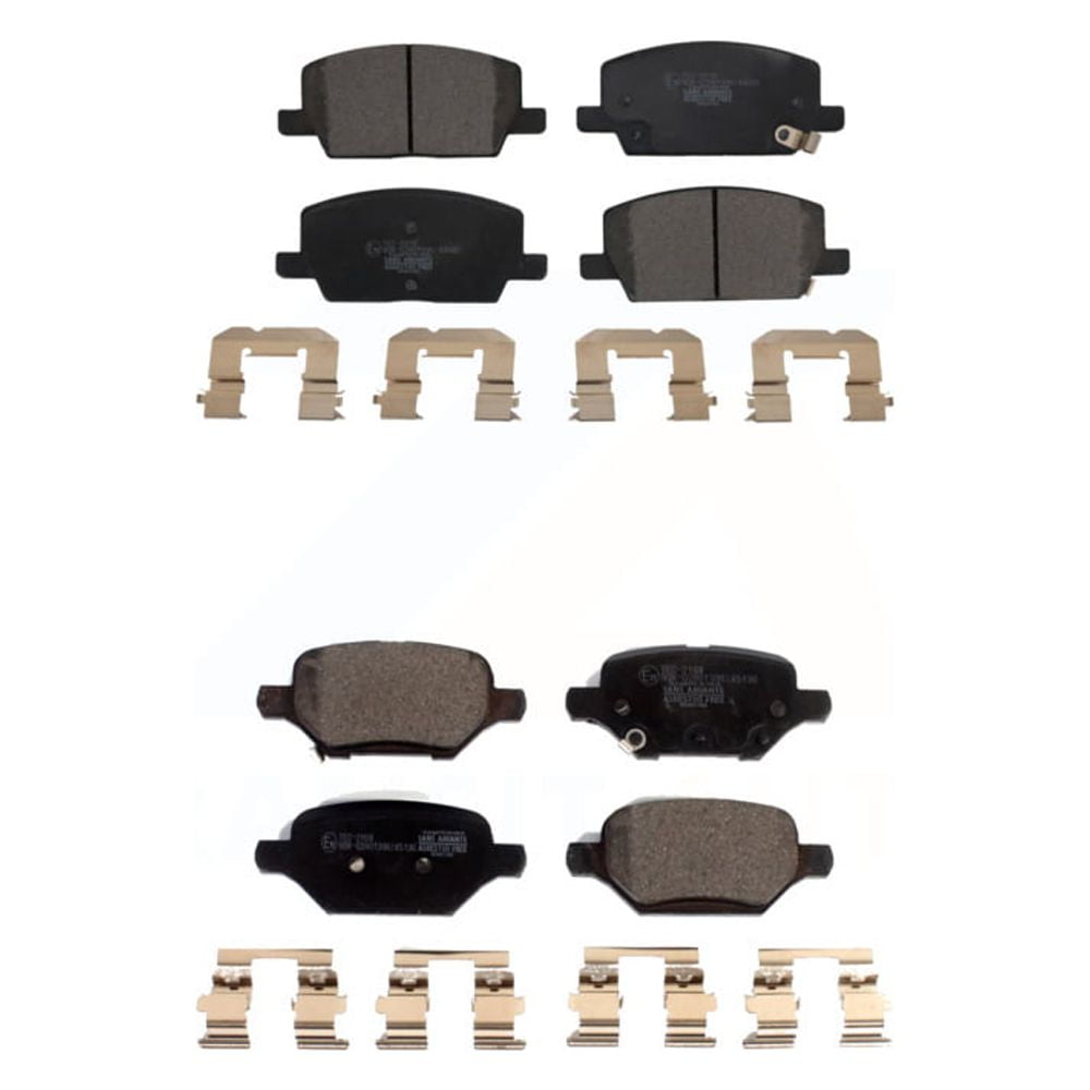 TEC Front Rear Ceramic Brake Pads Kit for Car 2018-2022 Chevrolet Trax Buick Encore KTC-100611