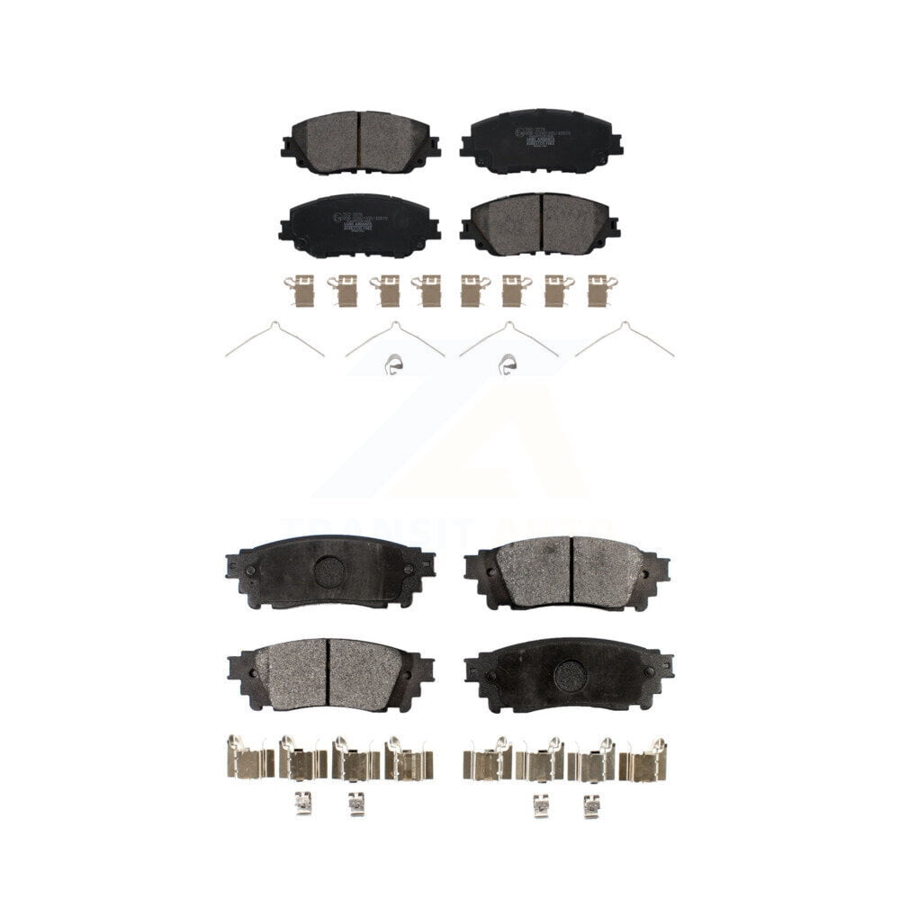 TEC Front Rear Ceramic Brake Pads Kit for Car Toyota RAV4 Camry C-HR ...