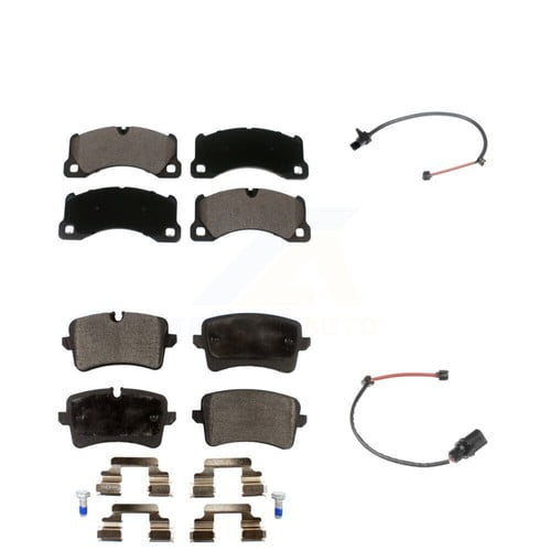 TEC KTW-100409 Brake Pad Sets 4-Wheel Set Front & Rear for Porsche Macan 15-17