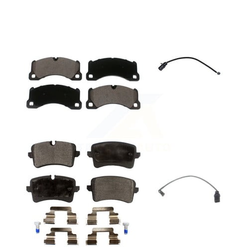 TEC KTW-100416 4-Wheel Set Brake Pad Sets Front & Rear for Porsche Macan 2017