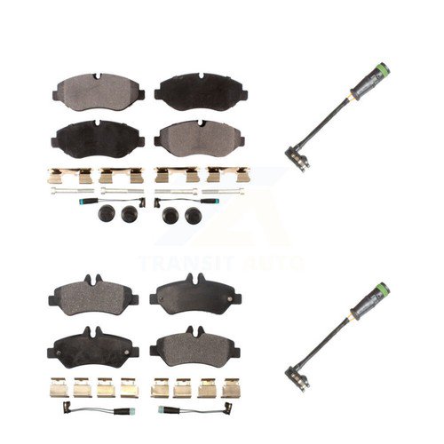 TEC KTW-101414 4-Wheel Set Brake Pad Sets Front & Rear for Van Sprinter 2500
