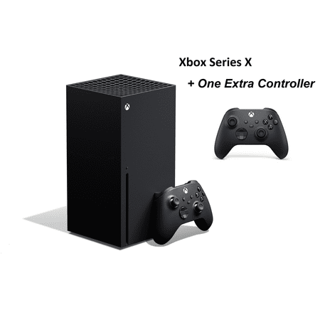 TEC Microsoft Xbox -Series- -X- Gaming Console- with One Extra Controller(Black or White) Bundle
