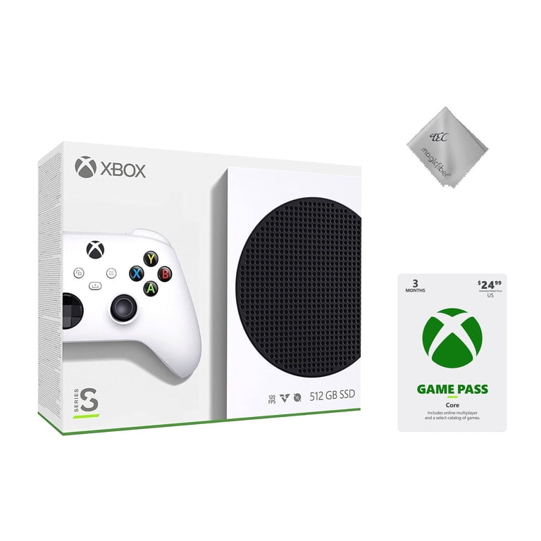 Microsoft Xbox Series S 512GB SSD Console Bundle with 3-Month Game