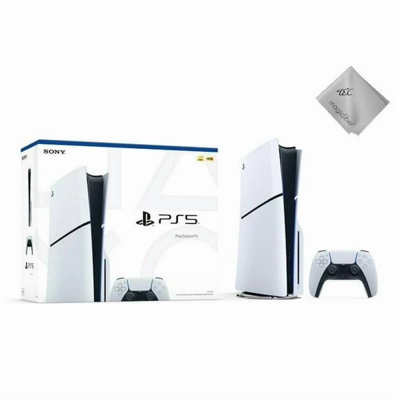 TEC New PlayStation_5 Disc Slim Edition, 4K Gaming Console,Ultra-Fast SSD