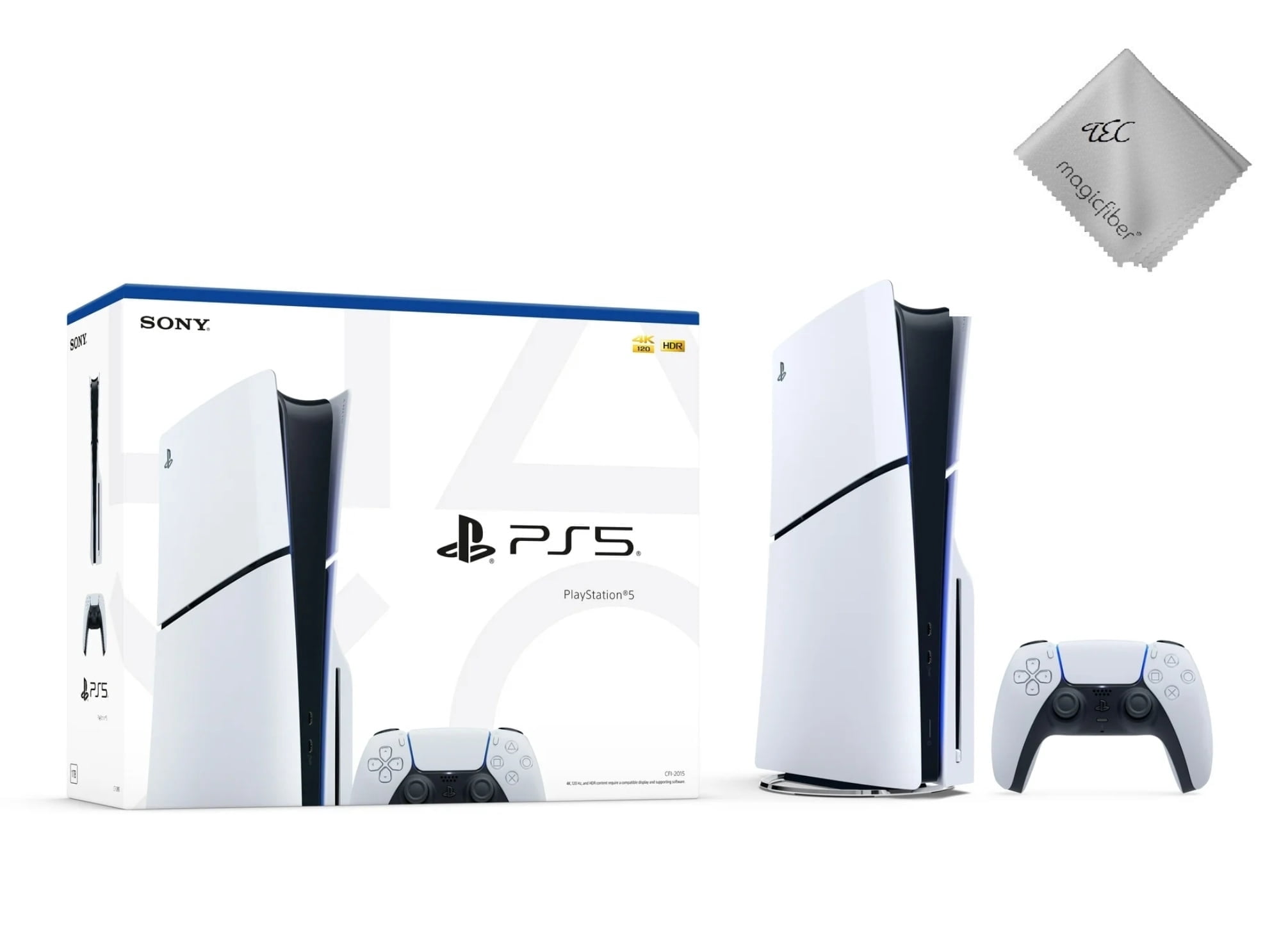 TEC New PlayStation_5 Disc Slim Edition, 4K Gaming Console,Ultra-Fast SSD