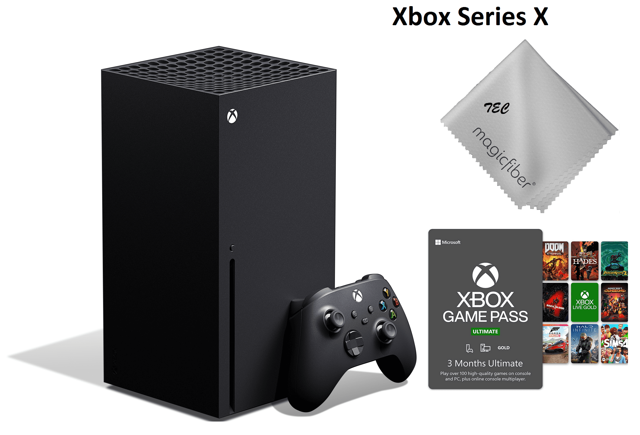 Microsoft Xbox Series X 1TB Console with HALO Infinite Video Game Bundle
