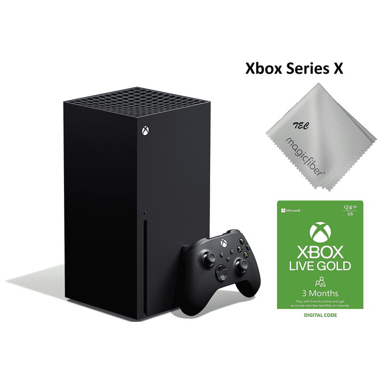 TEC Newest -Microsoft Xbox -Series- -X- Gaming Console - 1TB SSD Black X  Version with Disc Drive