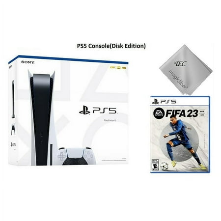 TEC Sony PlayStation_PS5 Gaming Console(Disc Version) with FIFA 23 Game Bundle