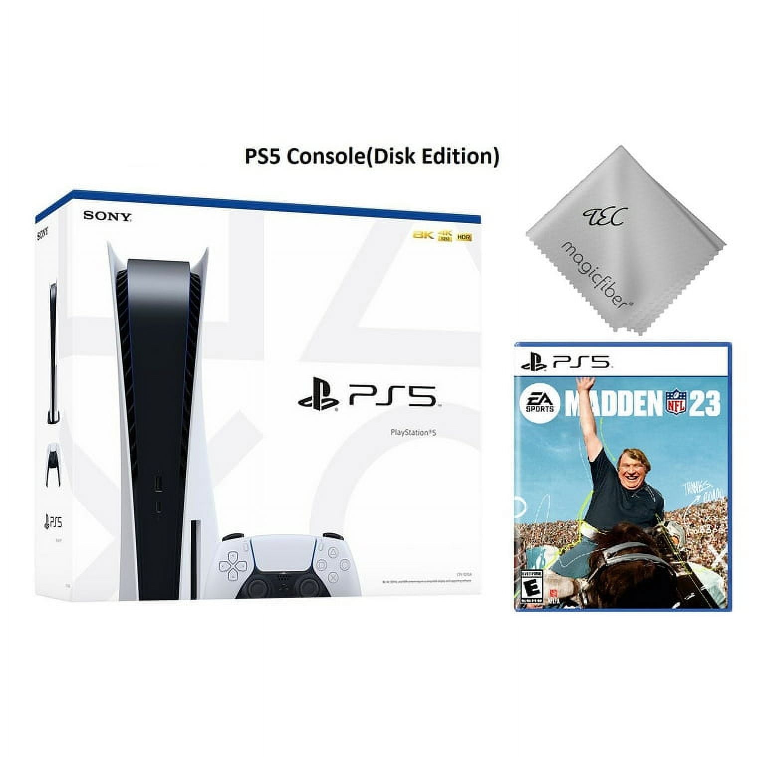 Sony PlayStation 5 PS5 Blu-ray Edition EA SPORTS FIFA 23 Console Bundle (EU  Plug) 9438199 - US
