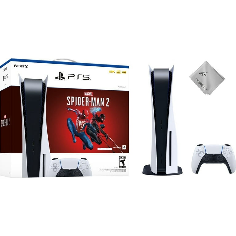 2023 New PlayStation 5 Slim Digital Edition Bundle with Two Dualsense  Controllers and Mytrix Hard Shell Protective Controller Case - Slim PS5 1TB  PCIe SSD Gaming Console 