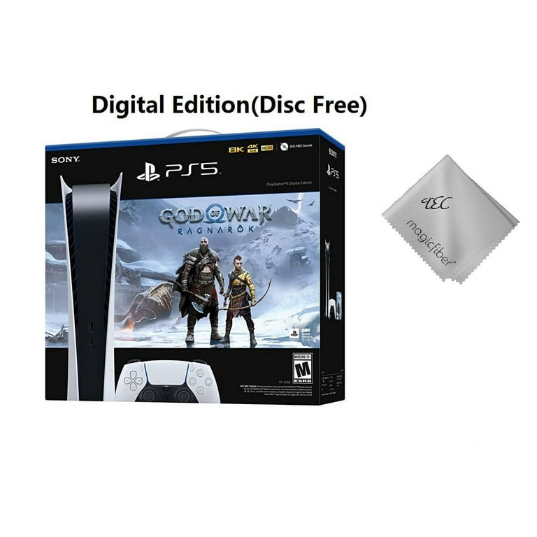 Sony PlayStation (PS5) Digital Edition: Console with God of War