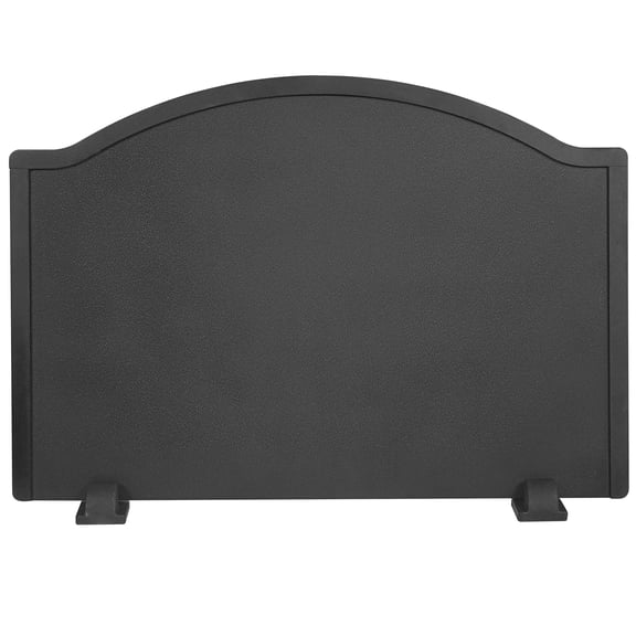 TECANA Iron Fireback with Feet Heat Reflector for Fireplace Wall Protection, Resists 1400F