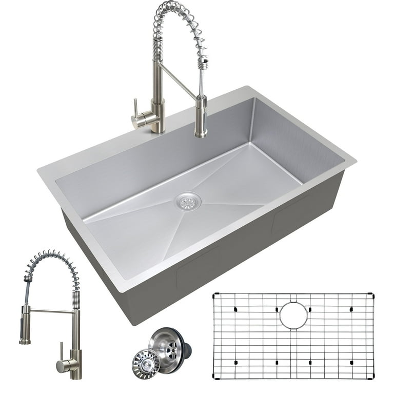 All-in-One Dualmount Stainless Steel 18 in. Single Bowl Bar Sink All-in-One Dualmount Stainless Steel 18 in. Single Bowl Bar Sink