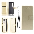 thumbnail image 1 of TECH CIRCLE 360 Full Protection Case For Samsung Galaxy Z Fold 4,Luxury PU Leather Card Wallet with Pen Holder Shockproof Folding Cover+ Hand Strap.For Samsung Galaxy Z Fold 4,Gold, 1 of 7