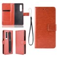 thumbnail image 1 of TECH CIRCLE 360 Full Protection Case For Samsung Galaxy Z Fold 4,Luxury PU Leather Card Wallet with Pen Holder Shockproof Folding Cover+ Hand Strap.For Samsung Galaxy Z Fold 4,Brown, 1 of 7