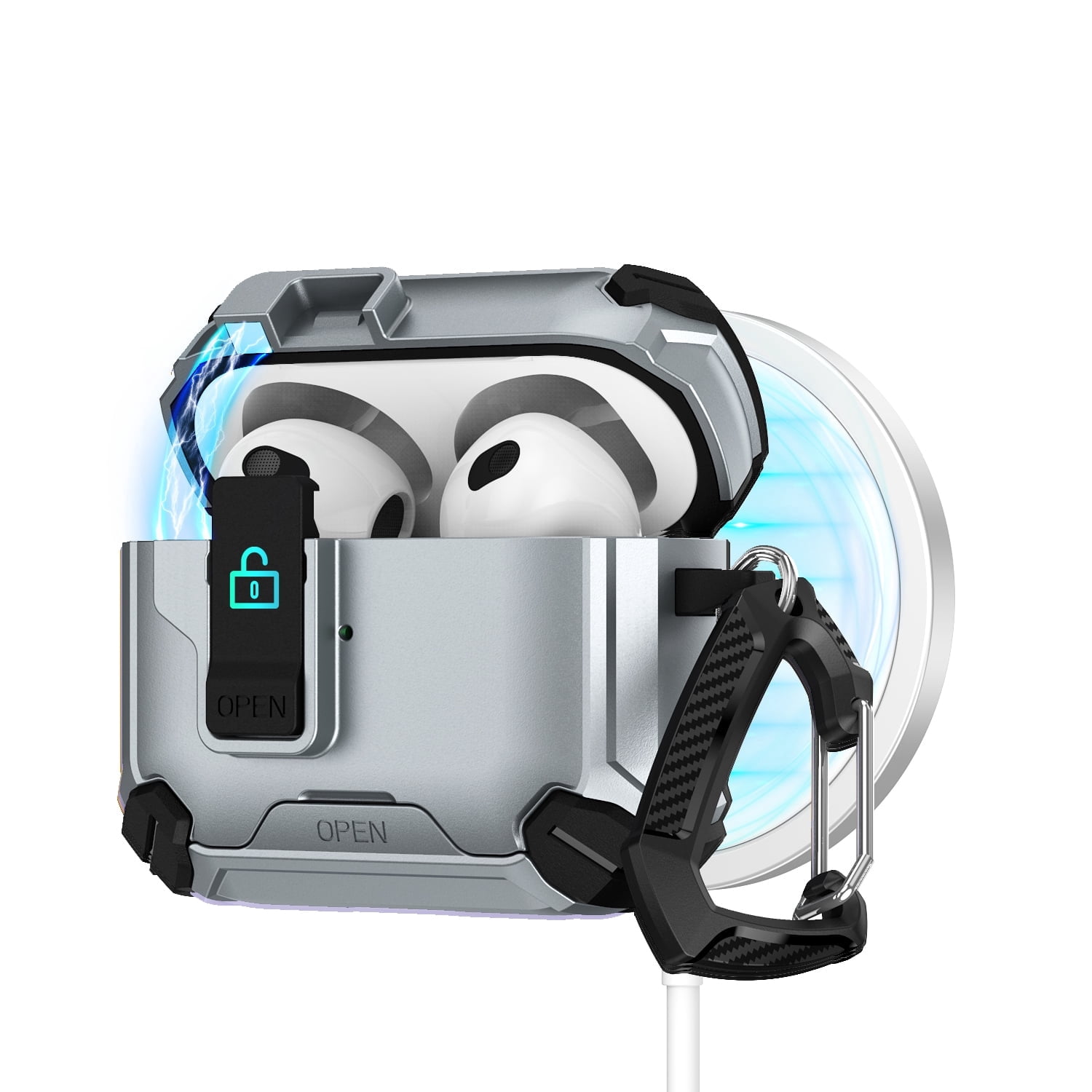 TECH CIRCLE for Apple AirPods 4 (4th Gen, 2024 Release) Magnetic