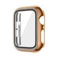 thumbnail image 1 of TECH CIRCLE for Apple Watch Case 40mm with Built-in Screen Protector,Bling Frame Protective Case Women Girls Dressy Diamonds Crystal Bumper for Apple Watch iWatch Series 4 5 6 SE,Gold, 1 of 10