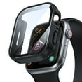thumbnail image 1 of TECH CIRCLE for Apple Watch Ultra 2 / Ultra 49mm Case with Tempered Glass Screen Protector,Slim Guard Bumper Full Coverage Hard PC Protective Cover HD Ultra-Thin Cover for iWatch 49mm,Black, 1 of 8