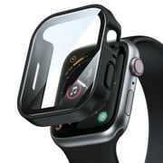 TECH CIRCLE for Apple Watch Ultra 2 / Ultra 49mm Case with Tempered Glass Screen Protector,Slim Guard Bumper Full Covera