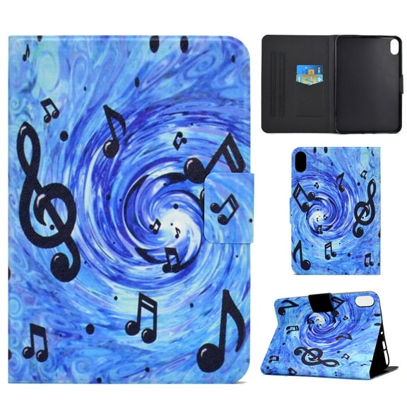 TECH CIRCLE for Apple iPad 10th Generation Case 10.9 Inch 2022, Colorful Painting Multi-Angle Viewing Folio Wallet Smart Cover with Auto Wake/Sleep for iPad 10th Gen 10.9" Case, Music