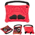 thumbnail image 1 of TECH CIRCLE for Apple iPad Air/Pro 11-inch (M4/M2),  iPad Air (5th/4th Gen) Cover 10.9", Cute Boxing Shockproof Hard Case with Handle/Kickstand/Shoulder Strap, Protective Kids-Friendly Cover, Red, 1 of 8