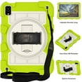 thumbnail image 1 of TECH CIRCLE for Apple iPad Mini (A17 Pro/A15) 7th/6th Generation Case 8.3-Inch (2024/2021 Release), Durable Shockproof Protective Back Cover Case with Kickstand /Hand Strap /Shoulder Strap, Green, 1 of 9