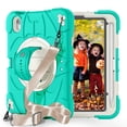 thumbnail image 1 of TECH CIRCLE for Apple iPad Mini (A17 Pro) Case 2024, iPad Mini 6th Generation Case 8.3-inch (2021), Shockproof Protectibe Back Cover Case with Kickstand /Shoulder Strap /Hand Strap for Kids, Mint, 1 of 9