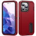thumbnail image 1 of TECH CIRCLE for Apple iPhone 12 Pro Max Hybrid Case with Kickstand, Anti-Drop Hybrid Heavy Duty Protective Cover Full Body Shockproof Rugged Military Bumper Tough Kickstand Cover,A, 1 of 8
