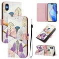 thumbnail image 1 of TECH CIRCLE for Apple iPhone XR Case 6.1-Inch (2018 Release), Cute Cartoon Flip Wallet Phone Case with Lanyard, Built-in Card Slots & Stand Function, Portable Lightweight Slim Folio Cover, Tree, 1 of 3