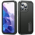thumbnail image 1 of TECH CIRCLE for Apple iPhone XS/X Hybrid Case with Kickstand, Anti-Drop Hybrid Heavy Duty Protective Cover Full Body Shockproof Rugged Military Bumper Tough Kickstand Cover,K, 1 of 9
