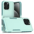 thumbnail image 1 of TECH CIRCLE Back Cover Case, for iPhone 16 Case 6.1-Inch (2024), Plastic Shell Silicone Protective Shockproof Phone Case, Slim Fit Lightweight Basic Case for Women Men, Mint, 1 of 5