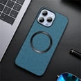 thumbnail image 1 of TECH CIRCLE Back Cover Case, for iPhone 16 Pro Case 6.3" 2024, Fabric Shell Silicone Protective Phone Case, Compatible with MagSafe / Magnetic Accessories, Slim Thin Lightweight Cover, Darkblue, 1 of 6