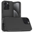 thumbnail image 1 of TECH CIRCLE Back Cover Case, for iPhone 16 Pro Max Case 6.9-Inch (2024), Plastic Shell Silicone Protective Shockproof Phone Case, Slim Fit Lightweight Basic Case for Women Men, Black, 1 of 6