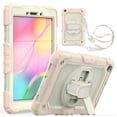 thumbnail image 1 of TECH CIRCLE Bumper Case for Samsung Galaxy Tab A7 (SM-T500) Tablet 10.4" 2020 Version, Shockproof Protective Cute Kids Case with Screen Protector & Hand Strap & Kickstand & Shoulder Strap, Rosegold, 1 of 7