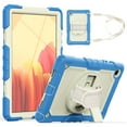 thumbnail image 1 of TECH CIRCLE Bumper Case for Samsung Galaxy Tab A7 (SM-T500) Tablet 10.4" 2020 Version, Shockproof Protective Cute Kids Case with Screen Protector & Hand Strap & Kickstand & Shoulder Strap, Blue, 1 of 6