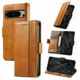 thumbnail image 1 of TECH CIRCLE Business Wallet Case for Google Pixel 8 Pro 6.7",Premium PU Leather Full Protection Magnetic Buckle Flip Kickstand Shockproof Phone Case with Card Slots  for Google Pixel 8 Pro,Lightbrown, 1 of 11