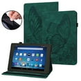 thumbnail image 1 of TECH CIRCLE Butterfly Case for 11" Fire Max 11 Tablet (13th Generation - 2023), PU Leather Protective Case with [Adjustable Viewing Stand Angles /Card Holder] Lightweight Folio Slim Classic Case,Green, 1 of 6
