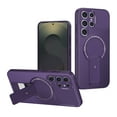 thumbnail image 1 of TECH CIRCLE Carbon Fiber Texture Magnetic Phone Case for Galaxy S24 with Kickstand, Compatible with MagSafe and Wireless Charging, Slim Fit, Lightweight, Anti-Scratch, Shockproof Cover, Purple, 1 of 8