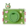 thumbnail image 1 of TECH CIRCLE Cartoon Tablet Case for Apple iPad Mini 6th Generation (2021) 8.3 Inch, Cute Case for Kids, Built-in Rotating Kickstand & Handle, with Shoulder Strap, Shockproof Portable Case, A Frog, 1 of 7