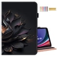 thumbnail image 1 of TECH CIRCLE Case for Amazon Fire HD 10 Tablet (9th/7th/5th Generation,2019/2017/2015 Release),PU Leather Stand Folio Case with Pen Holder Elastic Band Protective Auto Wake/Sleep Wallet Case,Lotus, 1 of 7