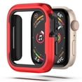 thumbnail image 1 of TECH CIRCLE Cases for Apple Watch Ultra 2 / Ultra Case 49mm,Durable Military Grade Ultra-Thin Aluminum Frame TPU Bumper Full Coverage iWatch Drop-Proof Protective Cover for Women Men,Red, 1 of 9